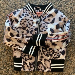 Kids urban republic cheetah bomber jacket 2T, 3T, and 4T